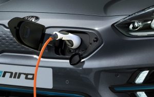 Puerto de carga del nuevo Kia Niro eléctrico