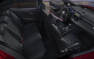 Visión interior del nuevo Toyota Corolla Hatchback 2019