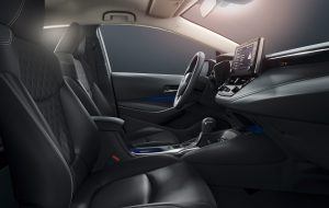 Interior del nuevo Toyota Corolla Sedan 2019