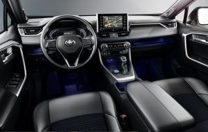 Interior del nuevo Toyota RAV-4 automático