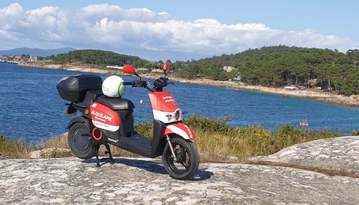 Moto de Breogán Mobility en San Vicente do Mar