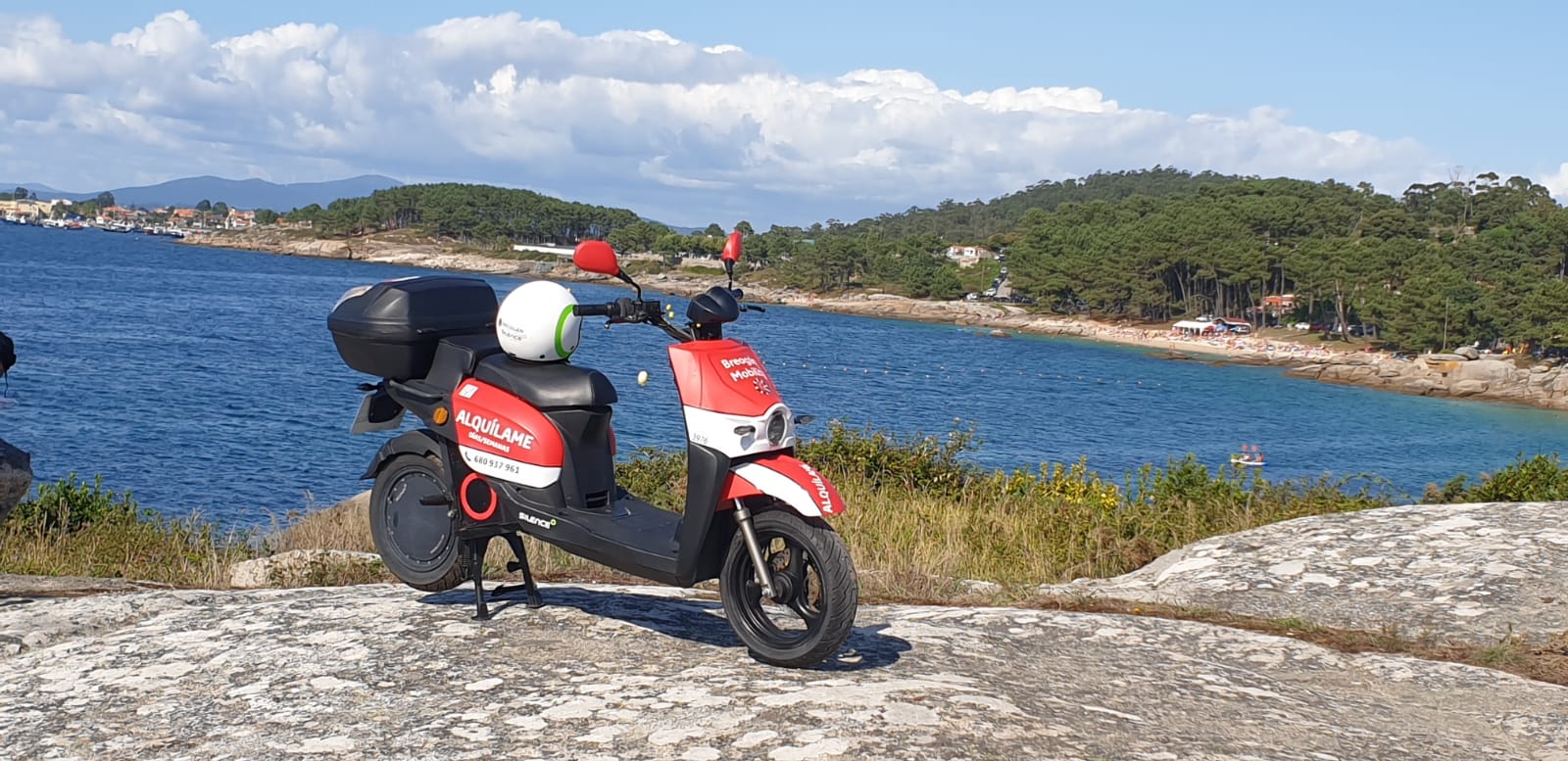 Moto de Breogán Mobility en San Vicente do Mar