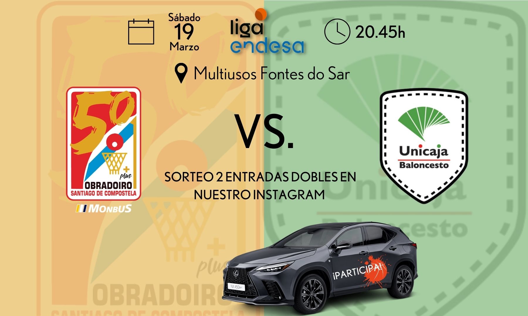 Sorteo Obraoiro Unicaja. Por Grupo Breogán