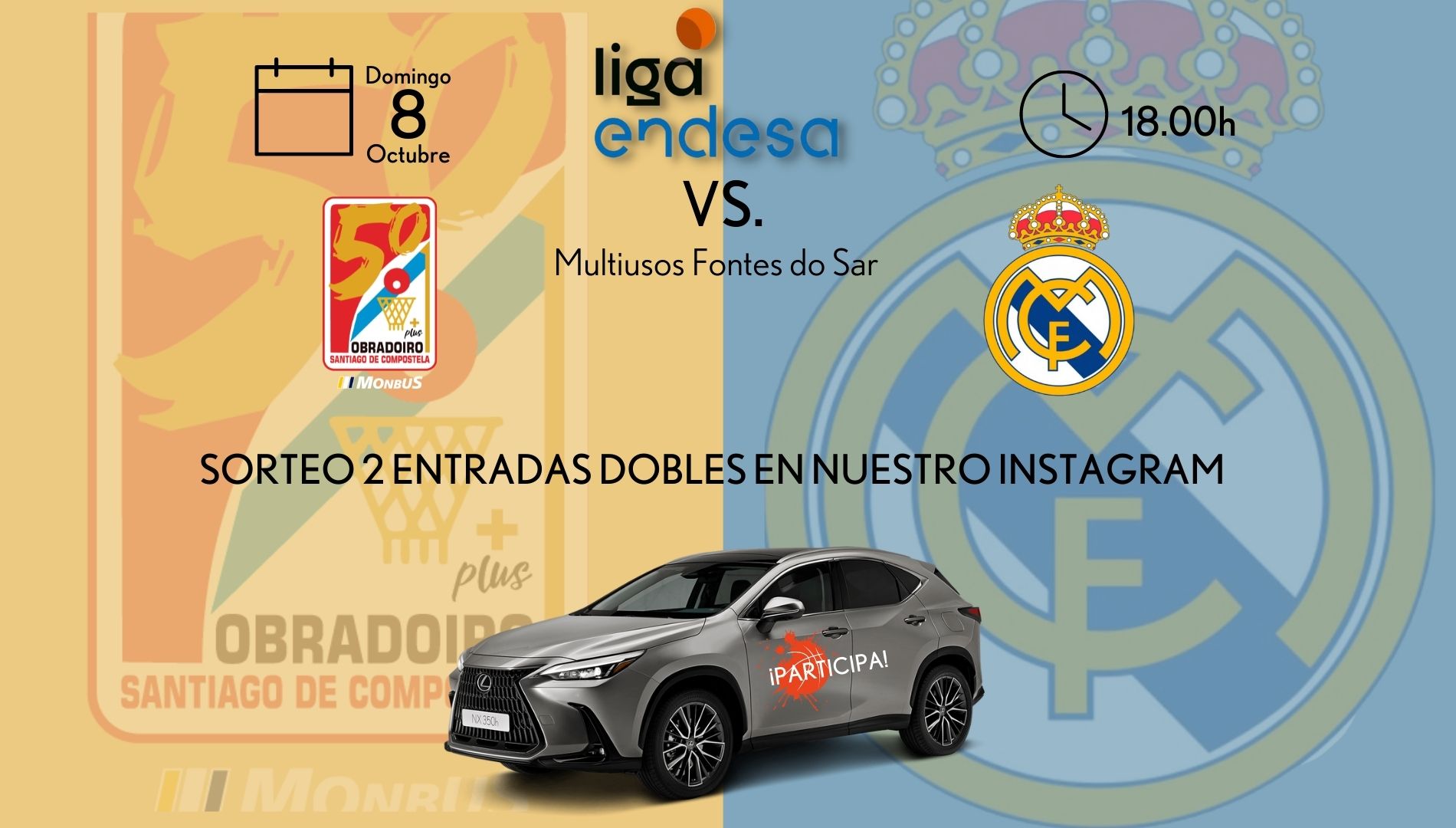 Sorteo Lexus Breogán Obradoiro Real Madrid