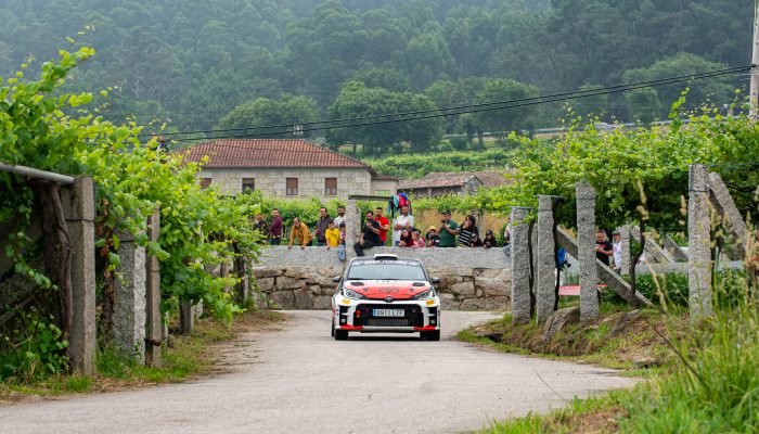 Toyota GR Yaris de Breogán Rally en el Rally de Pontevedra